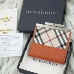 BURBERRY LONDON/ノバチェック ダッフルコート/38/ブラウン 極美品 バーバリーブルーレーベル ダッフルコート 38サイズ ノバ