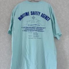 MARITIME SAFETY AGENCY Tシャツ 水色　ブルー