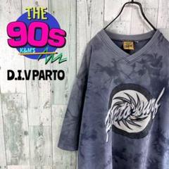 90's panta sunf ビックロゴ　タイダイ柄　半袖トレーナー