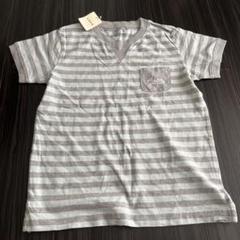 ストライプ柄Tシャツ（綿100%）