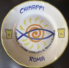 ブオンリコルド　イタリア製絵皿　2001 Tokyo ブオンリコルド BUON RICORDO 非売品 絵皿 イタリア 2枚セット