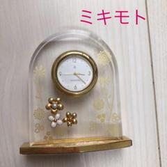 ミキモト 時計 アーチ型 置き時計 花 ゴールド - メルカリ