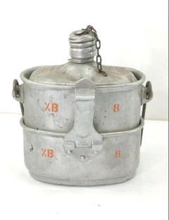 旧ソ連軍、空挺部隊用水筒＆メスキットセット、カバー付き実物、未使用品 旧ソ連軍、空挺部隊用水筒＆メスキットセット、カバー付き実物