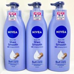 【新品未開封】ニベア　NIVEA シア ナリッシュ ボディローショ400ml×3のサムネイル