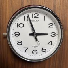 【動作確認済み】SEIKO 壁掛時計　船舶時計　アンティーク　レトロQA513R