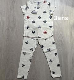 【3歳/95cm】プチバトー☆半袖長ズボンパジャマ