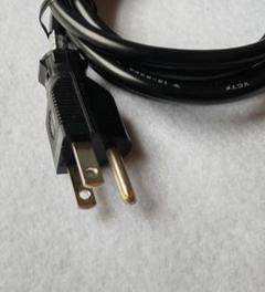電源ケーブル 電源コード 3ピンソケット メス 2ピンプラグ オス 汎用 