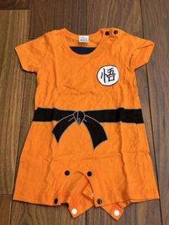 ドラゴンボール　ロンパース 73/44 オレンジ