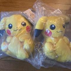ピカチュウ 一番くじぬいぐるみ 2体セット - メルカリ