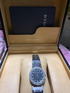 BVLGARI ブラックダイヤル 時計 B B26S S12pダイヤ BVLGARI ブラックダイヤル 時計 B B26S S12pダイヤ - メルカリ