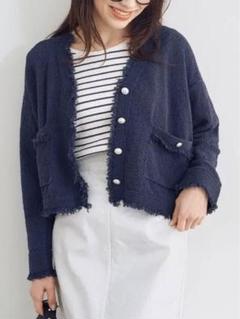 Stola. ラベンダーカーディガン Fサイズ