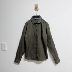 ブリックハウス　Brick House シャツ　総柄　カーキ　レディース　S