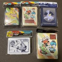 ポケモン - ポケモンWCS2023 デッキシールド3種 デッキケース ダメカン デッキシールド『WCS2023(ピカチュウ)※』64枚入り【サプライ】{-}