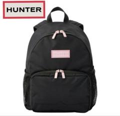 HUNTER PLAZA ハンター バックパック ピンク ロゴ　リュック