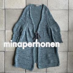 minaperhonenミナペルホネンlinnut ロング カーディガン 36