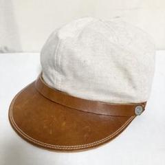 BONCOURA ボンクラ 帽子 ヴィンテージ ファブリック レザー