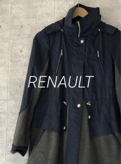 RENAULT ルノー ☆ フード付き切替ジャケット (ネイビー／グレー)