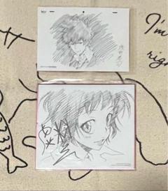 PSYCHO-PASS サイコパス 特典カード＆ミニ色紙セット
