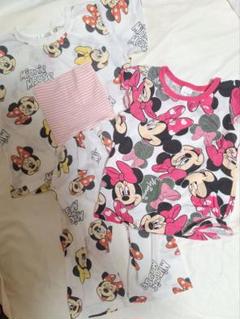 ミニーマウス Tシャツ パンツセット 95cm　ノースリーブ　100cm