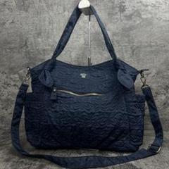 【正規逆輸入品】 トートバッグ 2way 蝶柄キルティング SUI ANNA ネイビー メルカリ - バッグ
