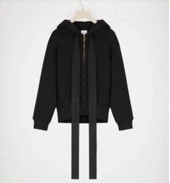 PATOU パトゥロゴ入り パーカーXS カーディガン ロゴ リボン新品