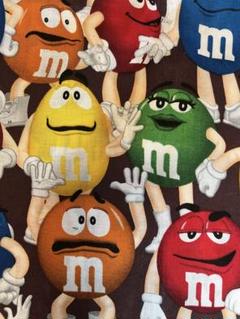 M&M'sキャラクター綿生地