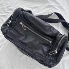 dior homme レザー ショルダー ドラムバッグ 鑑定済】Dior HOMME 05年 エディ期 ドラムバッグ2WAY レザー