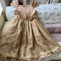 美品 フォーマルドレスペチコート付き 発表会 結婚式 10歳ぐらい