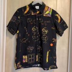 ポールスミス　アロハシャツ　花柄　ハイビスカス　オープンカラー　黄色　リヨセル Paul Smith（ポールスミス）の「Monarch Rose プリントシャツ