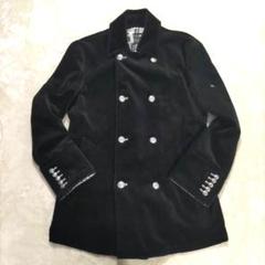 BURBERRY BLUE LABEL 黒 ウールピーコート