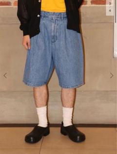 Farah デニムブルー ハーフパンツ サイズ34