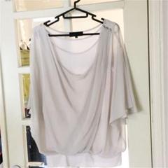 UNTITLED シフォンブラウス 裏地付き