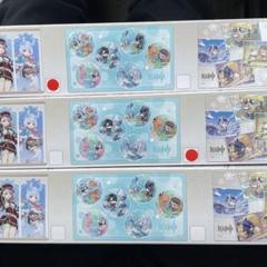 【全3種セット】原神 GIGO 限定描き下ろしデザイン　ラバーマット