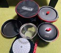 【引っ越しのため値下げ】コールマン　アルミクッカーコンボ 引っ越しのため値下げ】コールマン アルミクッカーコンボ - メルカリ