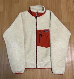 美品 2007年製クラシックレトロX ナチュラル×レッド Patagonia フリース M 浜田雅功着用 Classic Retro-X パタゴニア 90s 浜ちゃん 早い者勝ち！】パタゴニア クラシック レトロx 浜ちゃん 2007