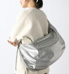 JEANASIS ジーナシス バッグ Big ショルダーバッグ シルバー