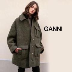 GANNI ガニー ブークレジップコート - メルカリ