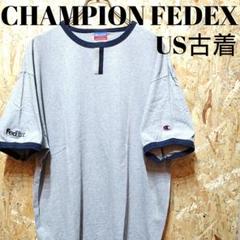 チャンピオン リンガーTシャツ 半袖Tシャツ FEDEX US古着 アメリカ古着