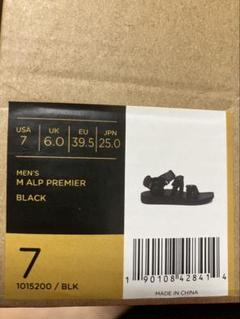 Teva M ALP PREMIER ブラック サンダル 25.0