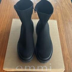 【美品】emmiニットブーツ24.0cmのサムネイル