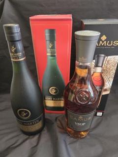 CAMUS VSOP de LUXE ,Remy Martin他計3点セット RemyMartinVSOPMixtapeVolume3bo