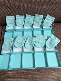 現行品美品ティファニー空箱巾着袋10セット 国内現行品新品未使用ティファニ空箱巾着袋10セット - メルカリ