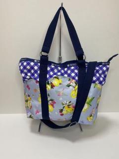 LeSportsac Chestyコラボ 小鳥・花柄 トートバッグ