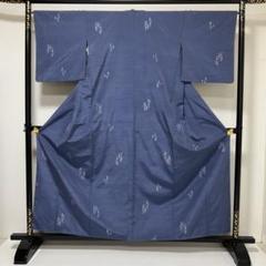 No.2473 正絹草花文様十日町紬　美品 8月展) No.2473 正絹草花文様十日町紬 美品 - メルカリ