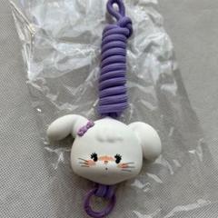 mikko souffle ちゃん　ストラップ　パープル　未使用品
