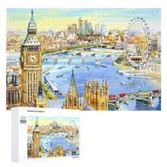 ジグソーパズル ロンドンの風景1000PCS 木製パズル
