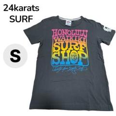 24karats HONOLULU WAIKIKI ダークグレー Tシャツ S