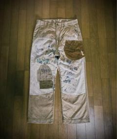 eye JUNYA WATANABE MAN ダブルニー シンチバック チノパン eye JUNYA WATANABE MAN ダブルニー シンチバック チノパン
