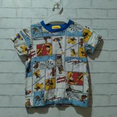 Curious George コミックプリント Tシャツ 100cm