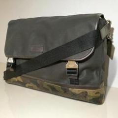 ✨良品✨コーチ　メッセンジャーバッグ　オールレザー　A4サイズ収納可　ブラウン コーチ COACH ショルダーバッグ A4 メッセンジャー メンズ